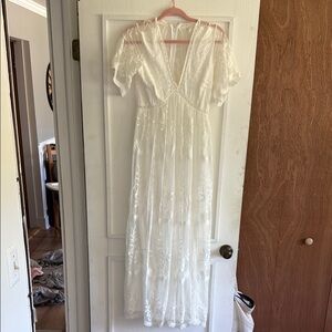 Pinkblush White Lace Wedding Dress